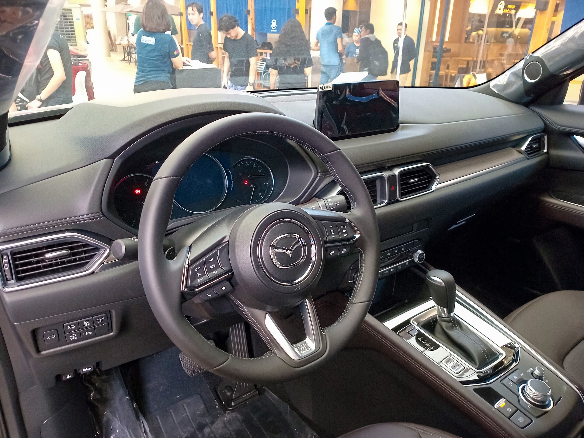 Dashboard of a 2025 Mazda CX-5 2.5 AWD Turbo.